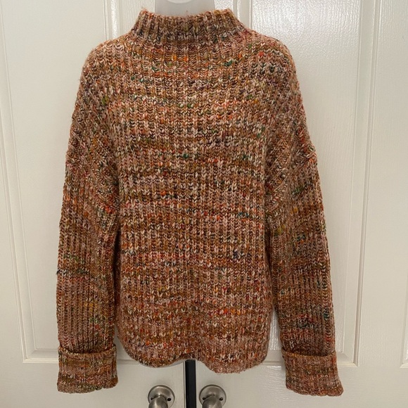 Madewell Sweaters - NEW wTag-MADEWELL Brown Rayner Mock Sweater L